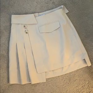 Tan Asymmetrical Skort